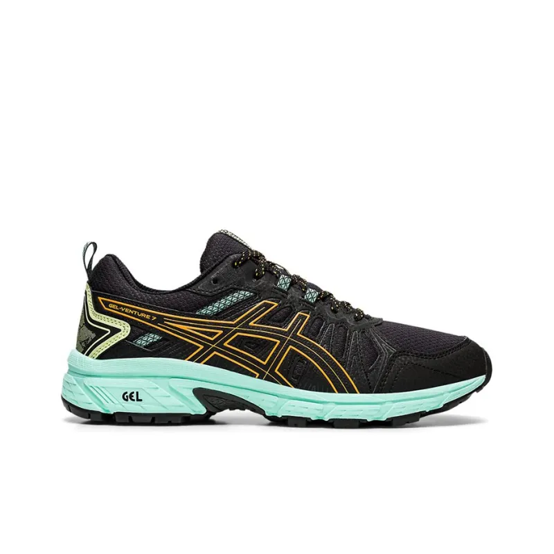 Asics Gel Venture 7 'Black Mint Orange Pop' Women's-1