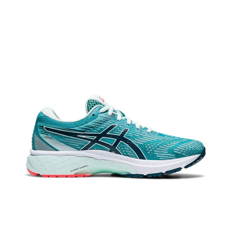 Asics GT-2000 8 Anti-Slip And Wear-Resistant Breathable Low-Top Running Shoes Women's Cyan-1