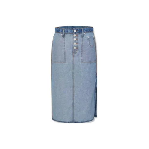 Levis Denim Long Skirts Women's Blue