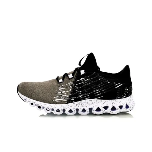 LINING Li Ning Arc Running Shoes Women's Low-Top Black/Grey