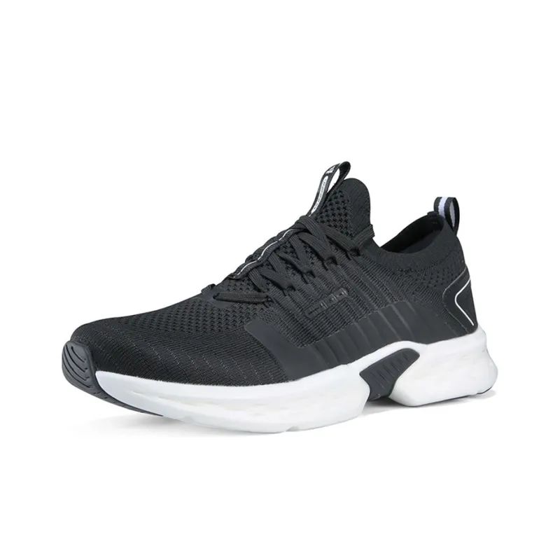 PEAK Light Stretch Low Top Running Shoes Women's Black White-2