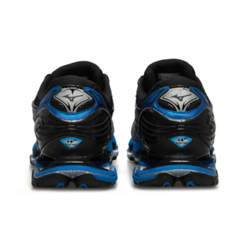 Mizuno Prophecy 7 Cushioning, Abrasion Resistant, Breathable Support Low Top Casual Running Shoes Unisex Gray Blue-2