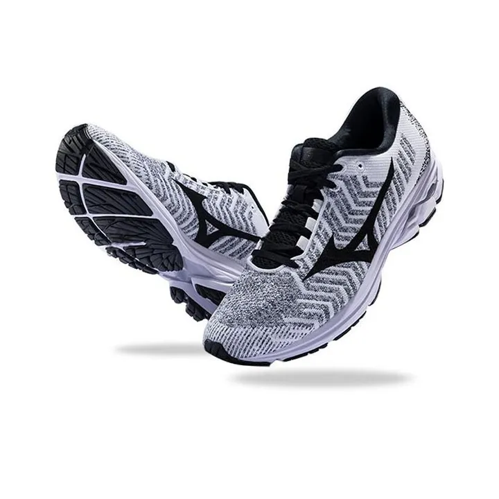 Mizuno Wave Rider Waveknit 3 'Black Grey'-3