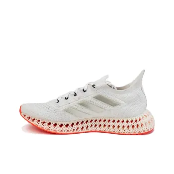 Adidas 4D FWD Breathable Low Top Running Shoes Unisex White Orange