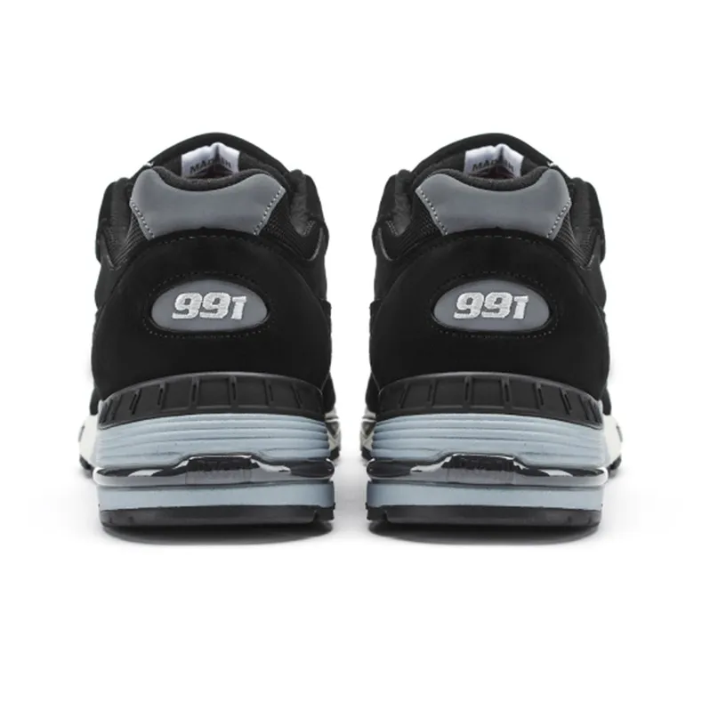 New Balance 991 MiUK Black Silver Women's-3