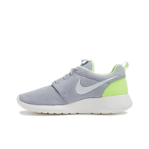 Nike Roshe One Running Shoes Men Low-Top Gray Yellow