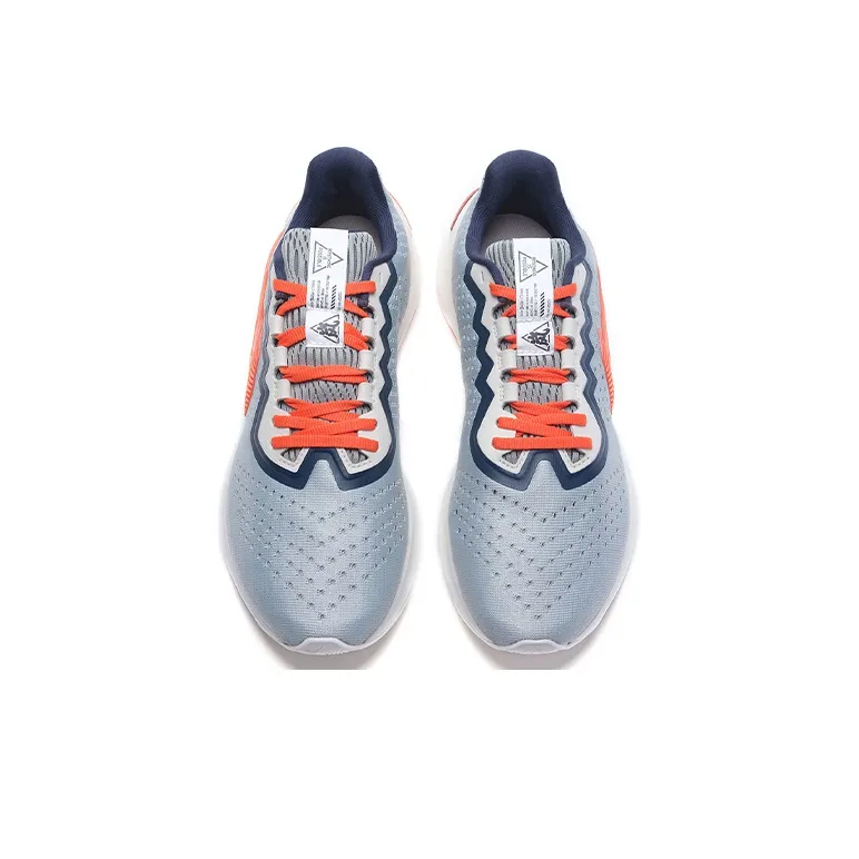LiNing Arashi Cushioning Anti Slip And Wear Resistant Low Top Running Shoes Water Gray Green-3