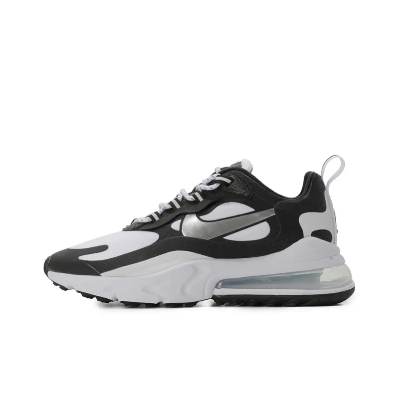 Nike Air Max 270 React 'White Metallic Silver' Women's-0