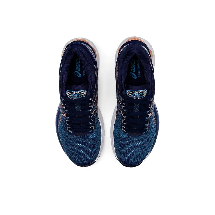 Asics Gel Nimbus 22 'Grey Floss Peacoat' Women's-3