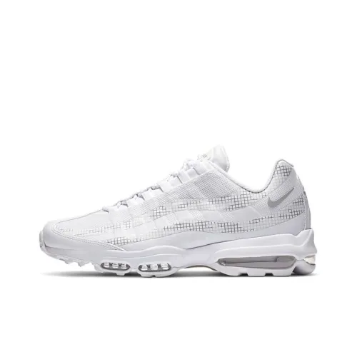 Nike Air Max 95 Running Shoes Men Low-Top Gray White