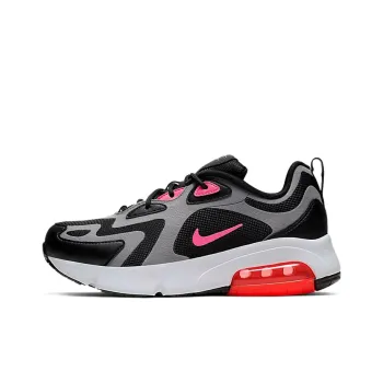 Nike Air Max 200 Black Hot Punch GS