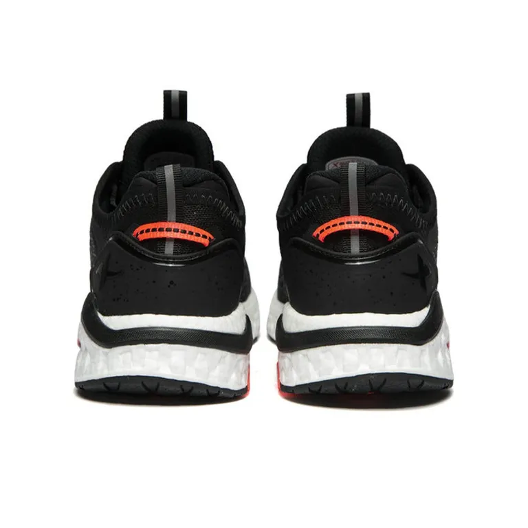 XTEP Dynamic Foam X2 Cushioning Anti Slip And Wear Resistant Low Top Running Shoes Men's Black Gray-2