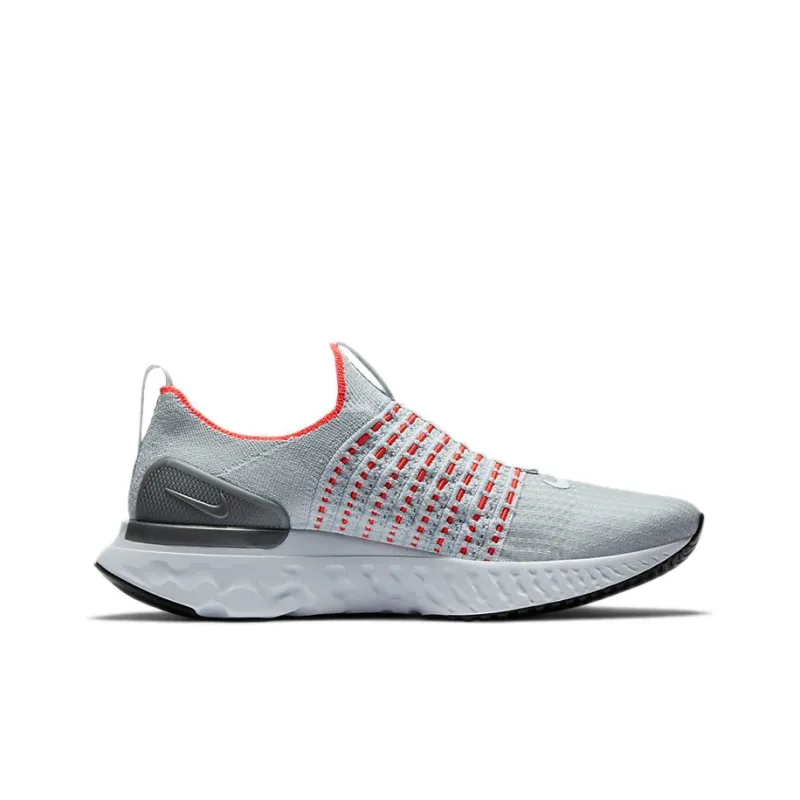 Nike React Phantom Run Flyknit 2 Pure Platinum Flash Crimson-1