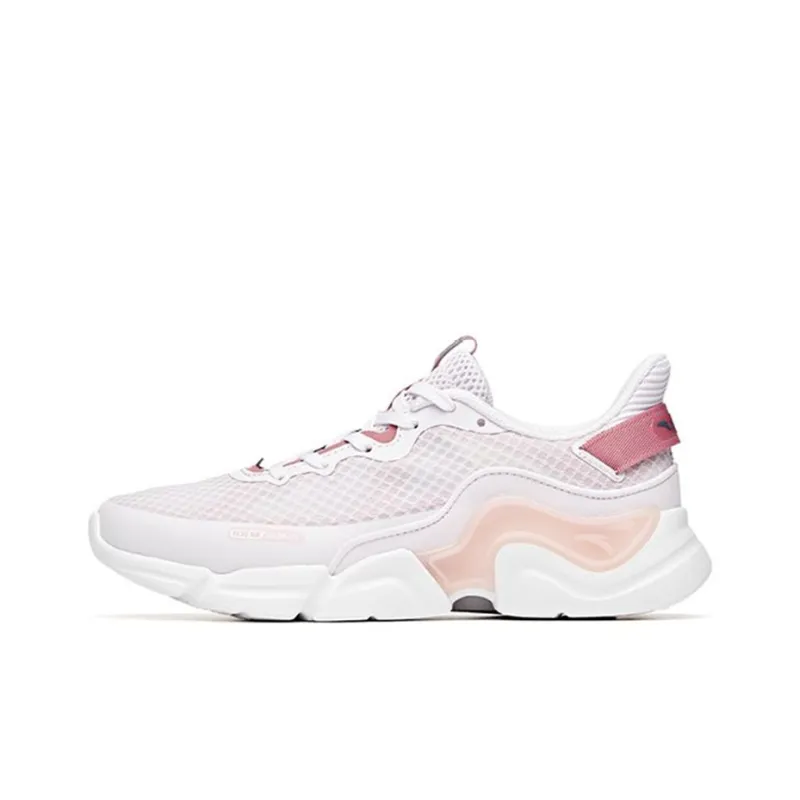 Anta Low Top Running Shoes Women's Pink White-0