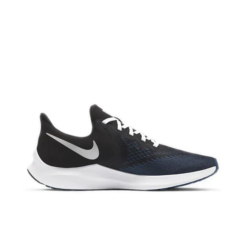 Nike Zoom Winflo 6 Black Metallic Silver-1