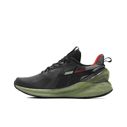 361° Rain Screen Running Shoes Men Low-Top Black/Green