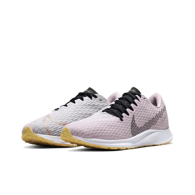 Nike Zoom Rival Fly 2 Cushioning Anti-Slip And Wear-Resistant Low-Top Marathon Running Shoes Women's Pink Purple Red-2