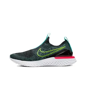 Nike Epic Phantom React Flyknit GS 'Black Hyper Jade' GS