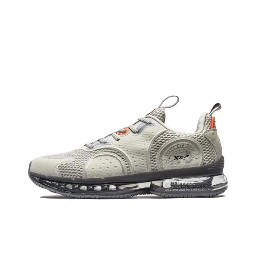 XTEP Air Cushions Generation 3 Running Shoes Men Low-Top Gray/Orange