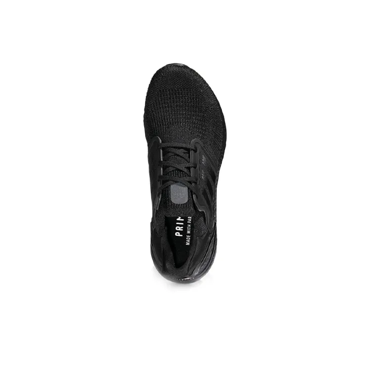 Adidas Ultra Boost 20 Triple Black Red Fluo-4