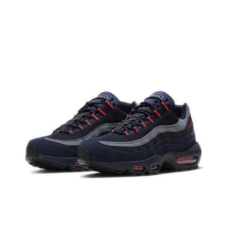 Nike Air Max 95 Logo Navy Orange-2