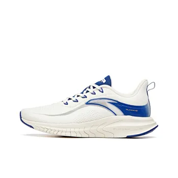 Anta Breathable Low Top Running Shoes Men's White Blue