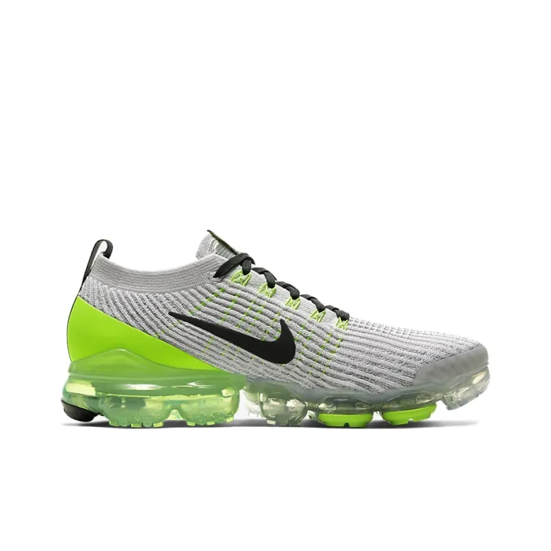 Nike Air VaporMax Flyknit 3 Vast Grey Electric Green-1