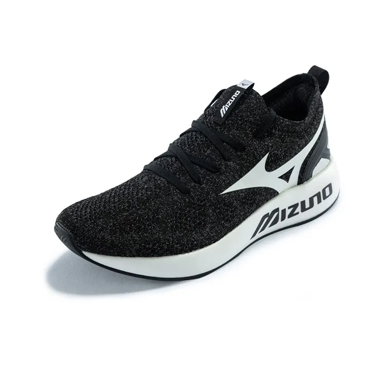 Mizuno Pi Knit Low top 'Black White'-1