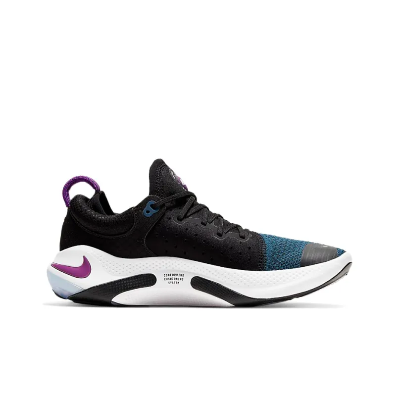 Nike Joyride Run Flyknit Black Vivid Purple Women's-1