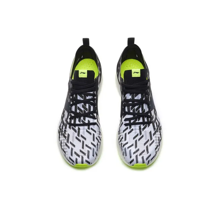 LiNing Super Light 16 Lightweight Breathable And Supportive Low Top Running Shoes Unisex White Black-3
