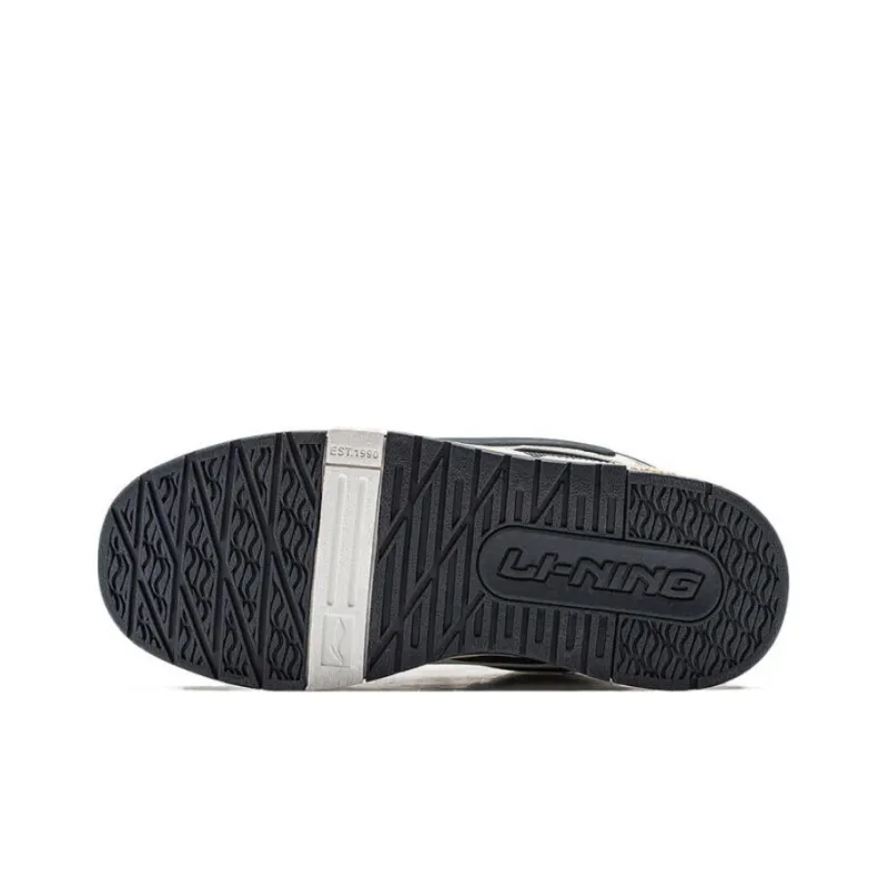 LiNing Journey V2 Slip Resistant, Abrasion Resistant, Lightweight Low Top Skateboard Shoes Women's Ecru-4
