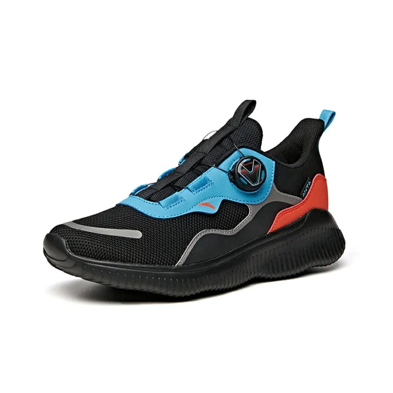 Anta Running Collection Cushioned Slip Resistant Abrasion Resistant Breathable Low Top Running Shoes Men's Frozen Blue-1