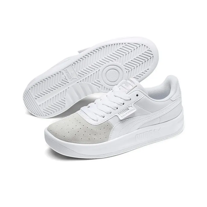 PUMA California Monochrome Low top White/Grey Women's-4