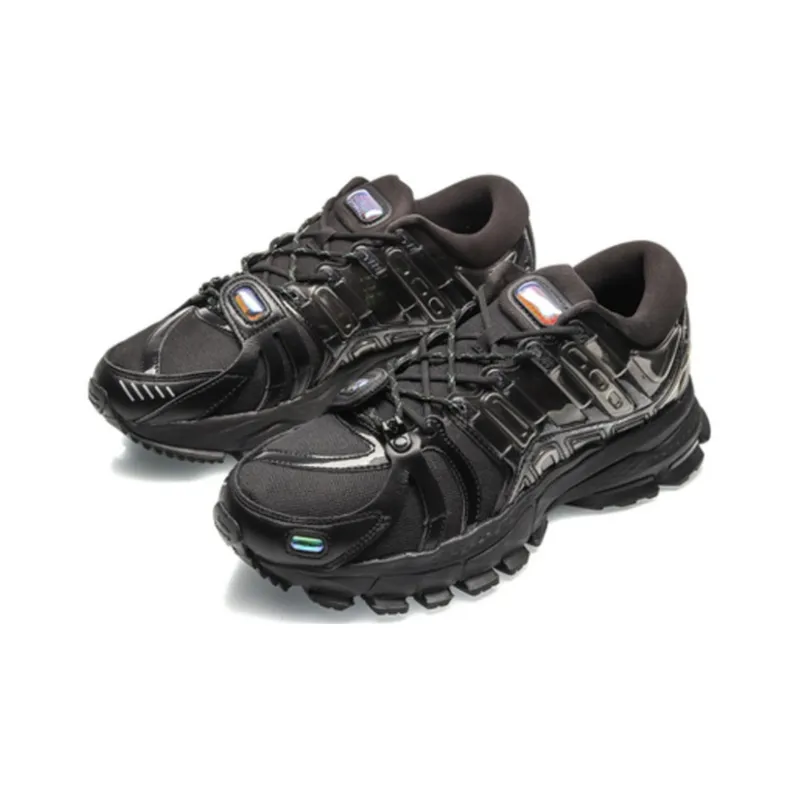 LiNing Running Shoes Men Low Top Black-2