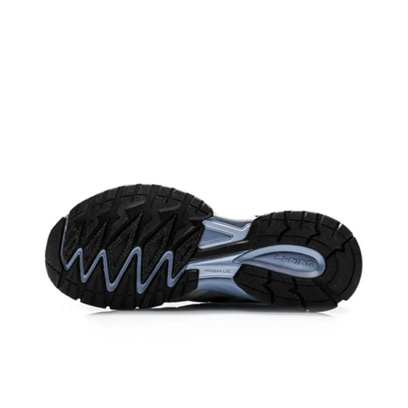 LiNing Low Top Running Shoes Men's Gray Blue-3
