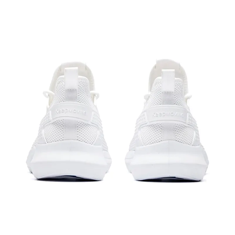 Anta Anti-Slip Wear-Resistant Low-Top Running Shoes Men's White Orange-3