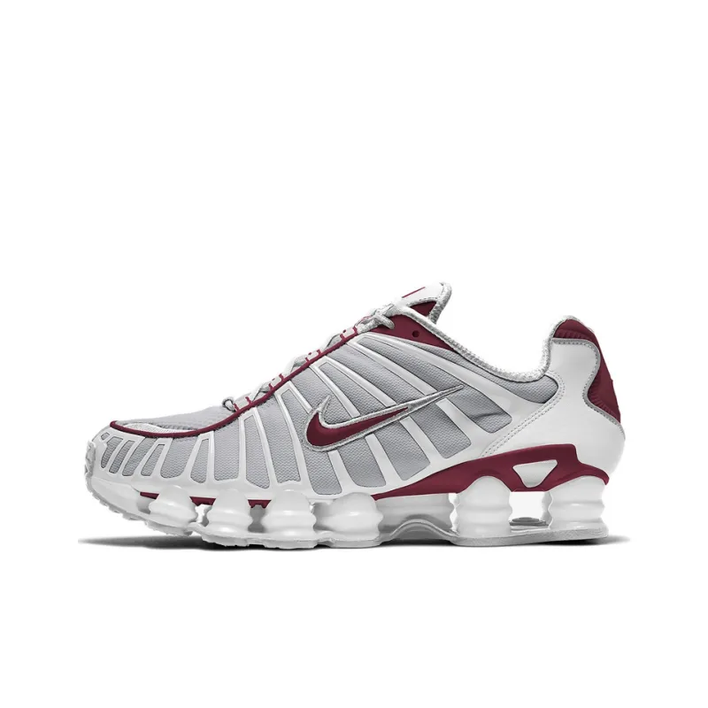 Nike Shox Tl Neutral Grey Team Red-0