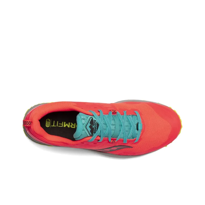 Saucony Slip-Resistant Cushioning Wear-Resistant Lightweight Low-Top Running Shoes Men's Orange Red-3