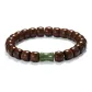 Bamboo Beaded Bracelet Couple's (Brown)