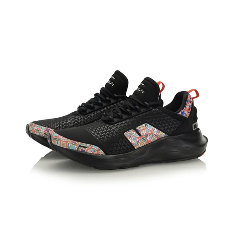 LiNing Cloud 6 Cushioning Low Top Running Shoes Women's Black-2