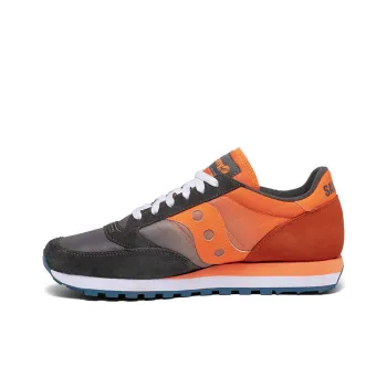 Saucony Jazz Original Original Fade Breathable Low Top Running Shoes Men's Orange Gray