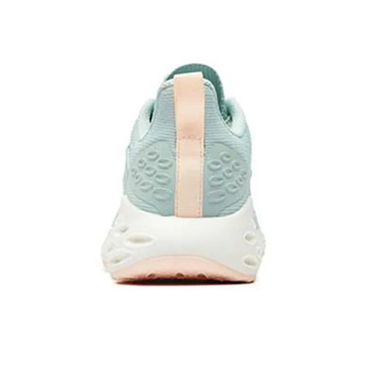 Anta Wormhole Technology Cushioned Slip Resistant Low Top Running Shoes Women's Pea Green-4