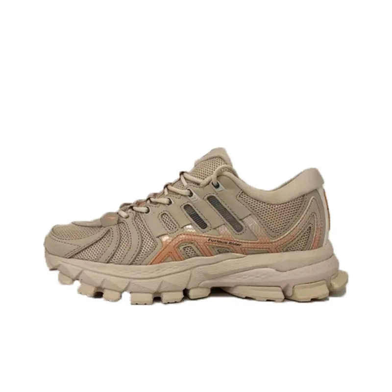 LiNing Cushioning Anti Slip And Wear Resistant Low Top Running Shoes Men's Khaki-0