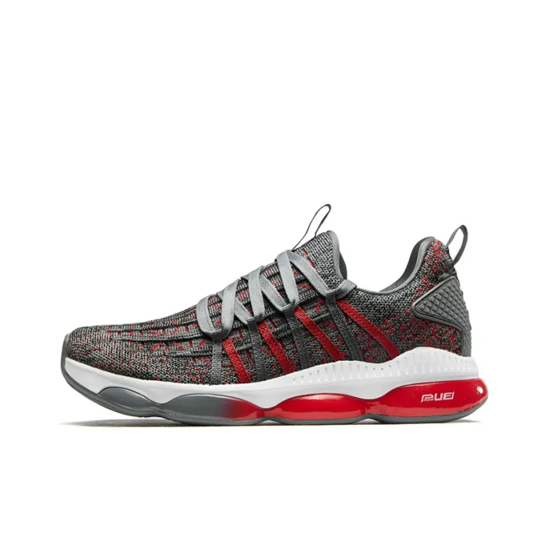 XTEP Running Shoes Men Low Top Blue/Red/White-0