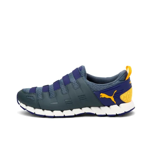 PUMA Osu V4 Fm Low-Top Running Shoes Unisex Gray Purple Yellow