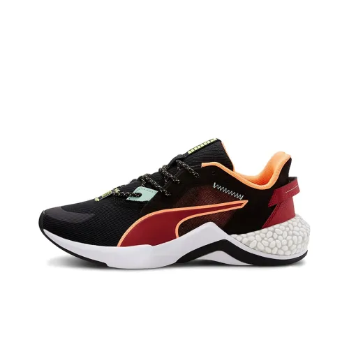PUMA HYBRID NX Running Shoes Women's Low Top Black/Orange/Red/White/Green