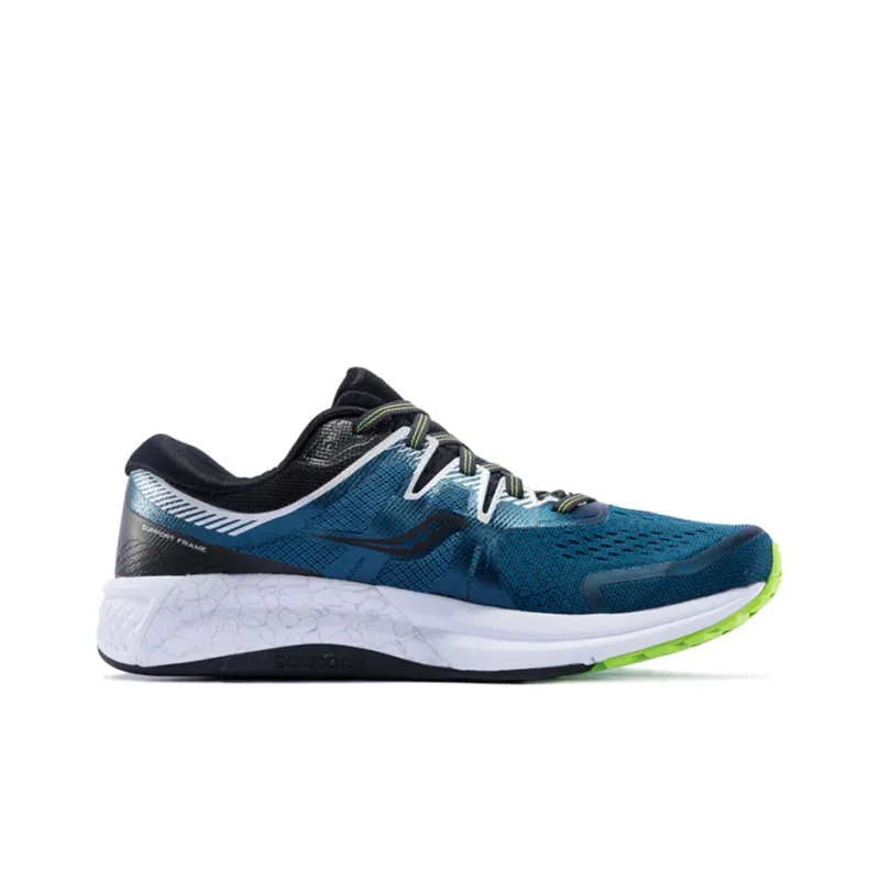 Saucony Omni ISO2 Running Shoes Men Low-Top Dark Blue Silver-1