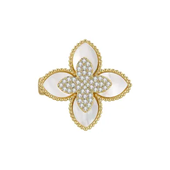 HMZ Brooches Women's Gold