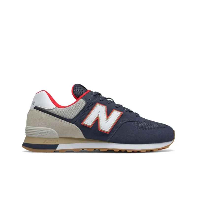New Balance 574 Navy Energy Red-1