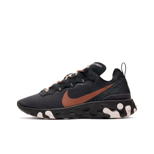 Nike React Element 55 Oil Grey Copper Women's